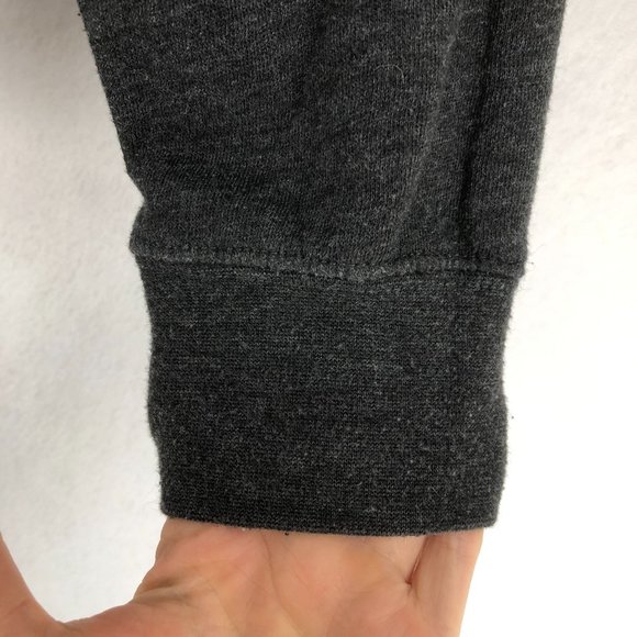 In N Out Burger Size Small Dark Grey Long Sleeve Logo Front Pullover Hoodie - Picture 7 of 9